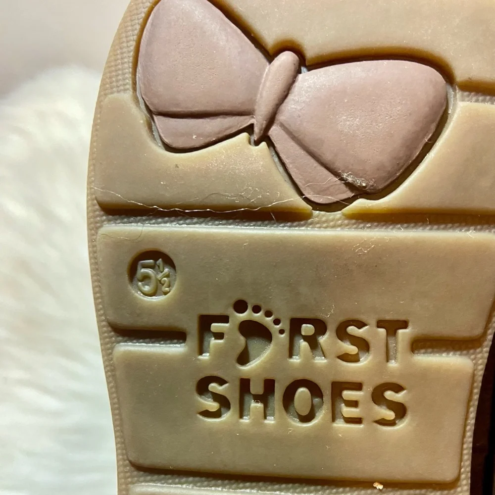 CLARKS suede faux fur toddler boots